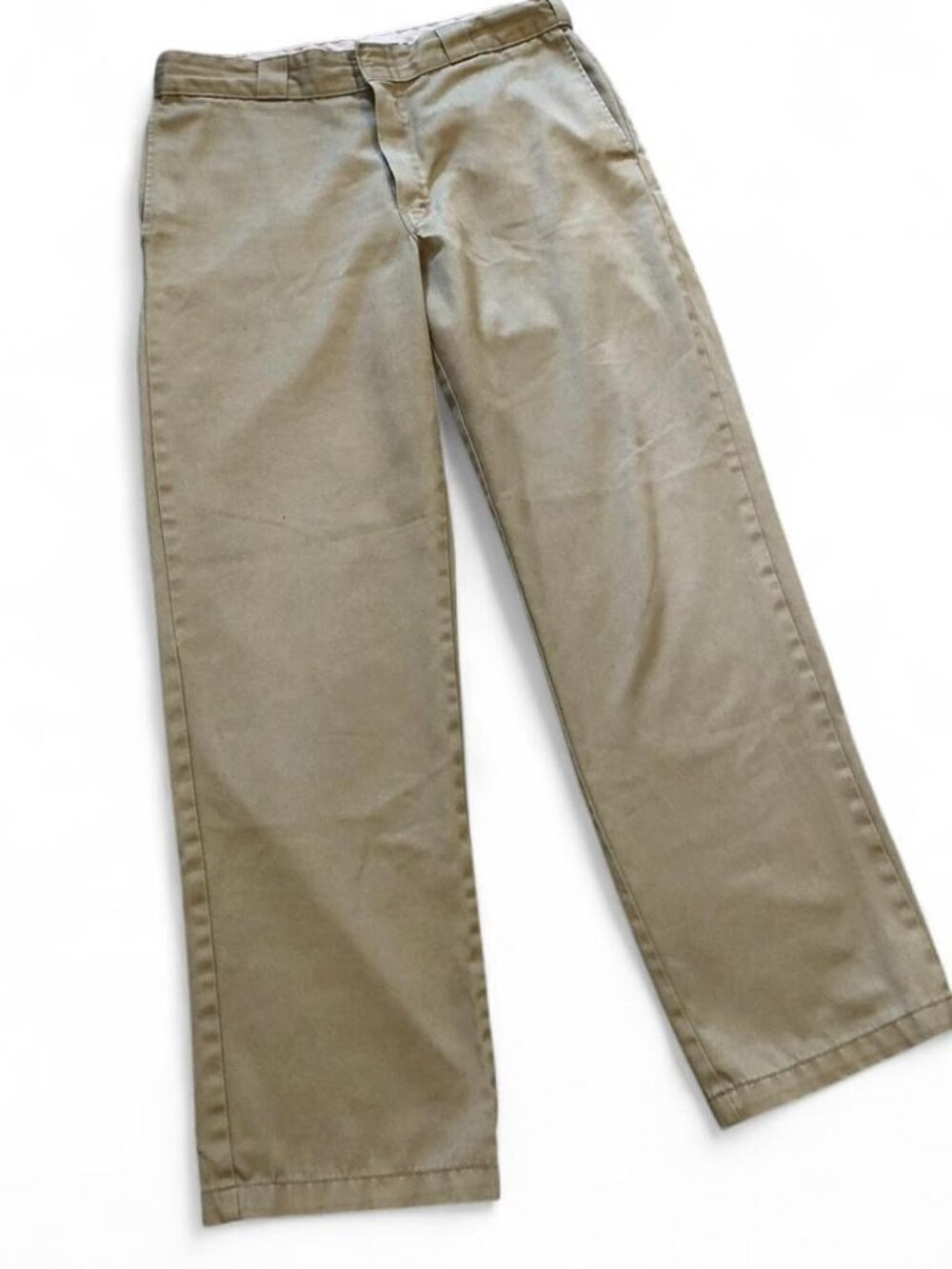 Dickies 874 Original Fit Khaki Work Pants Tan Straight Leg Workwear